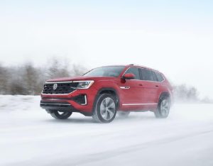 2025 Red Volkswagen Atlas Winter