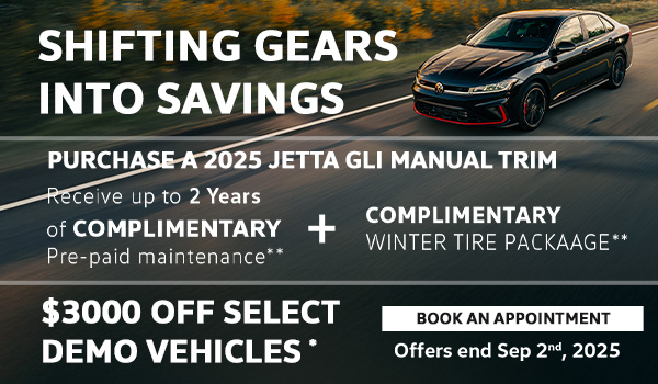 Demo Sales and Shift Gears Into Savings Special Offer Landing page banner mobile