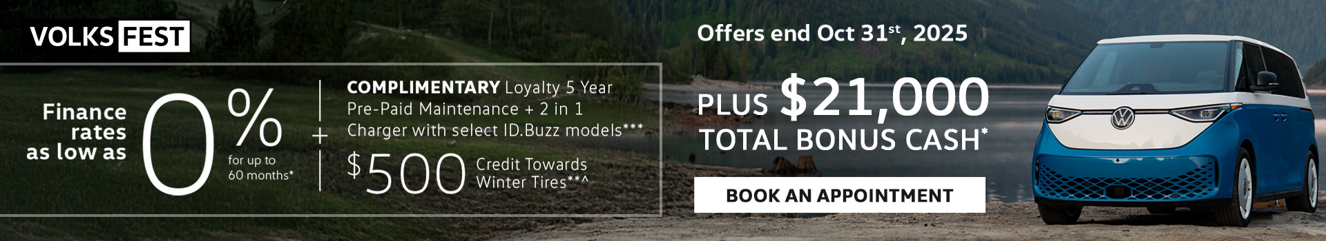 ID.Buzz VOLKSFEST Promotion Landing Page Banner