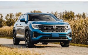 2025 Blue Volkswagen Atlas Cross Sport
